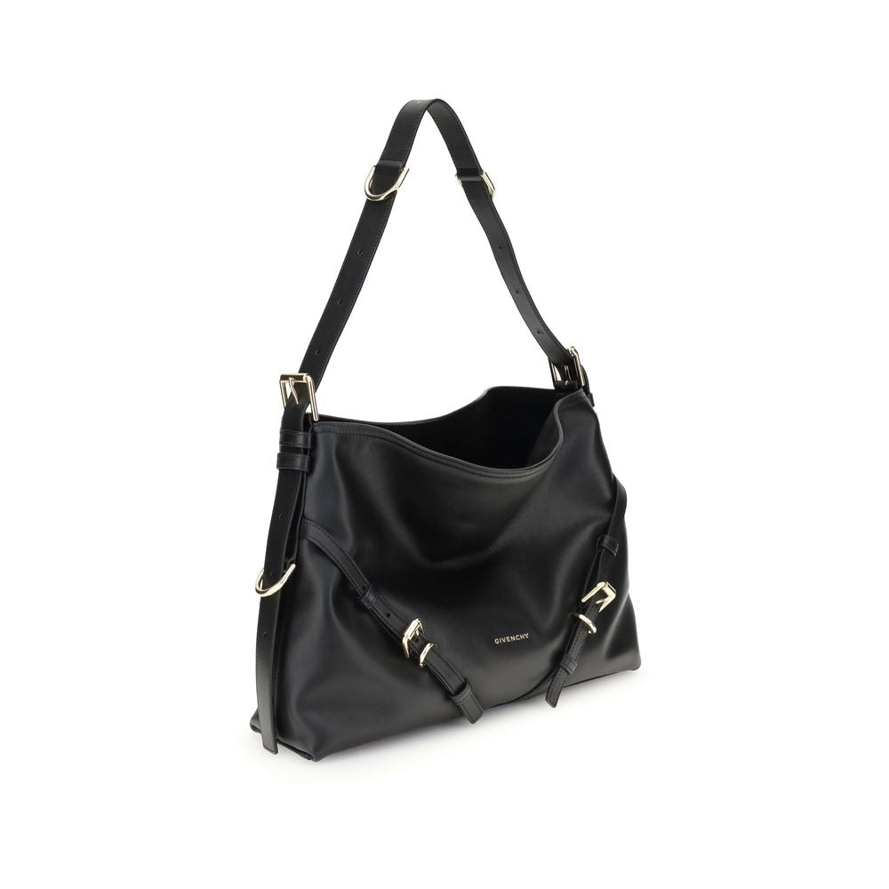 Handtasche aus schwarzem Kalbsleder Bos Taurus