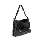 Handtasche aus schwarzem Kalbsleder Bos Taurus