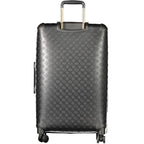Black Polyurethane Women's Travel Bag