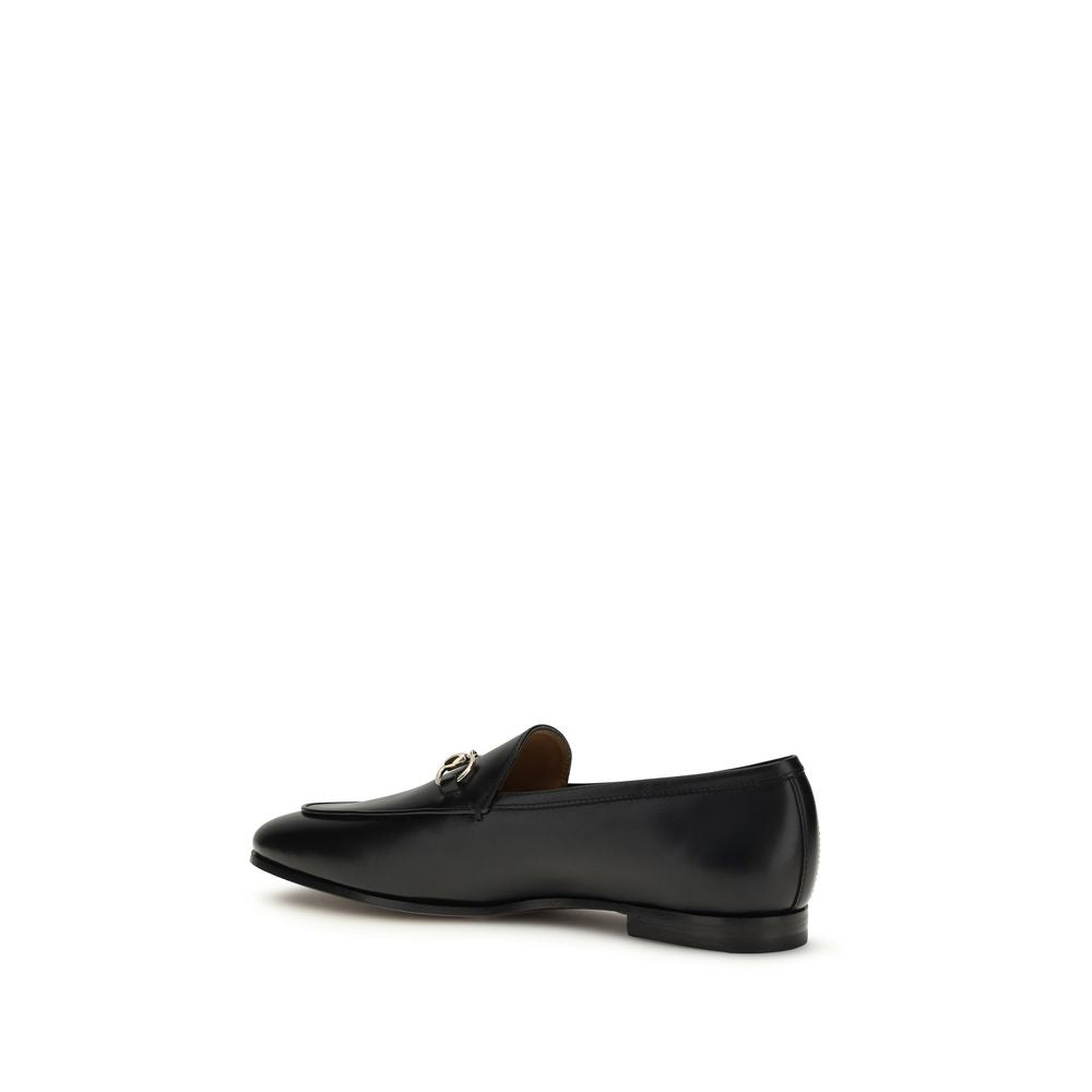 Mocassini Slip-On in Pelle di Vitello Nera Bos Taurus