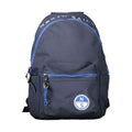 Blue Polyester Men's Backpack