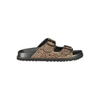 Brown Polyurethane Women's Slipper