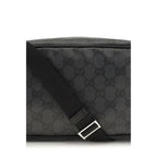 Gucci Black Cotton Shoulder Bag