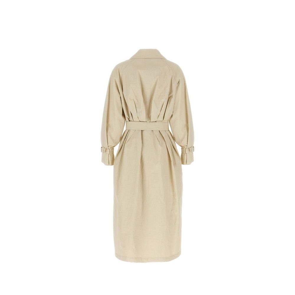 Max Mara Beige Cotton False