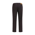 Brunello Cucinelli Brown Cotton Relaxed Fit Jeans