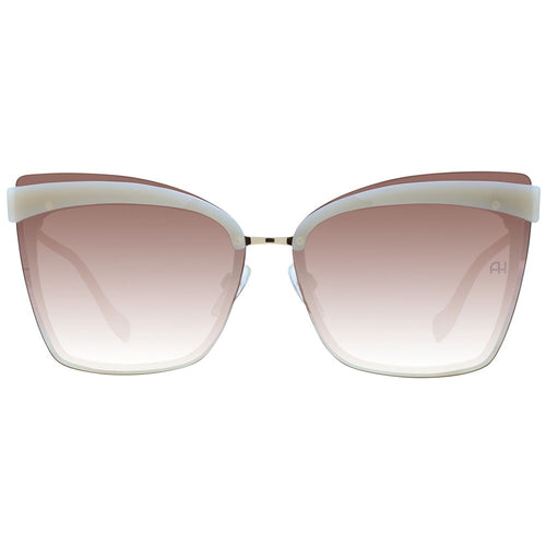 Ana Hickmann Beige Metal Sunglasses