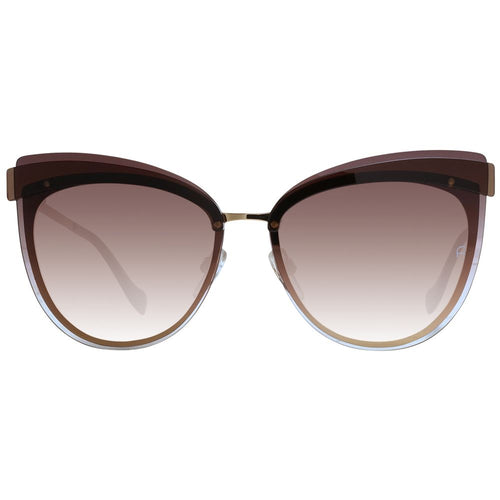 Ana Hickmann Brown Metal Sunglasses