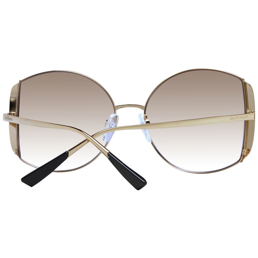 Goldfarbene Sonnenbrille aus Metall