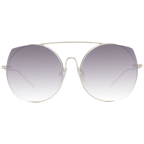 Ana Hickmann Gold Metal Sunglasses