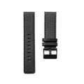 TAYROC Black Leather Dress Watch