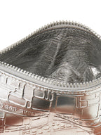 Comme Des Garçons Silver Calfskin Cardholder