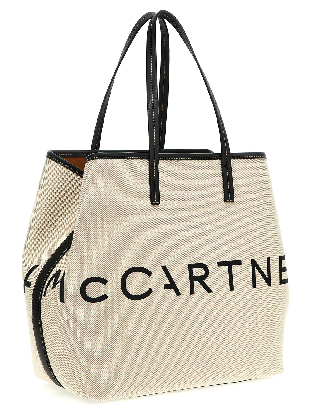 Beige Cotton Tote Bag