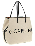 Beige Cotton Tote Bag