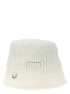 Jacquemus White Viscose Bucket Hat