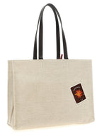 Ferragamo Beige Fabric Tote Bag