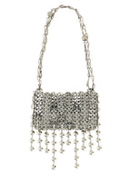 Paco Rabanne Silver Brass Shoulder Bag