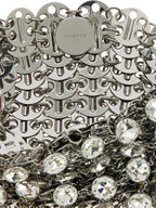Paco Rabanne Silver Brass Shoulder Bag