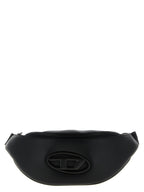 Black Polyethylene Crossbody Bag
