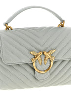 Gray Lambskin Handbag