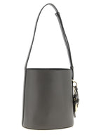 Furla Gray Calfskin Shoulder Bag