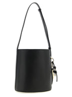 Furla Black Calfskin Shoulder Bag