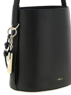 Furla Black Calfskin Shoulder Bag