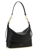 Furla Black Calfskin Shoulder Bag