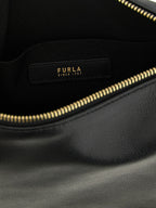 Furla Black Calfskin Shoulder Bag