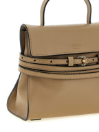 Beige Napa Leather / Calf Bos Taurus Handbag