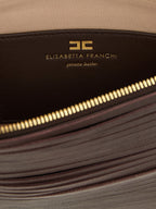 Braune Lederclutch