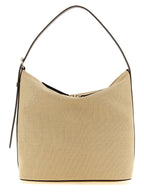 A.P.C. Beige Cotton Shoulder Bag