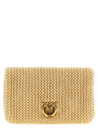 PINKO Beige Polypropylene Clutch Bag