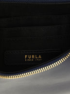 Furla Blue Calfskin Shoulder Bag