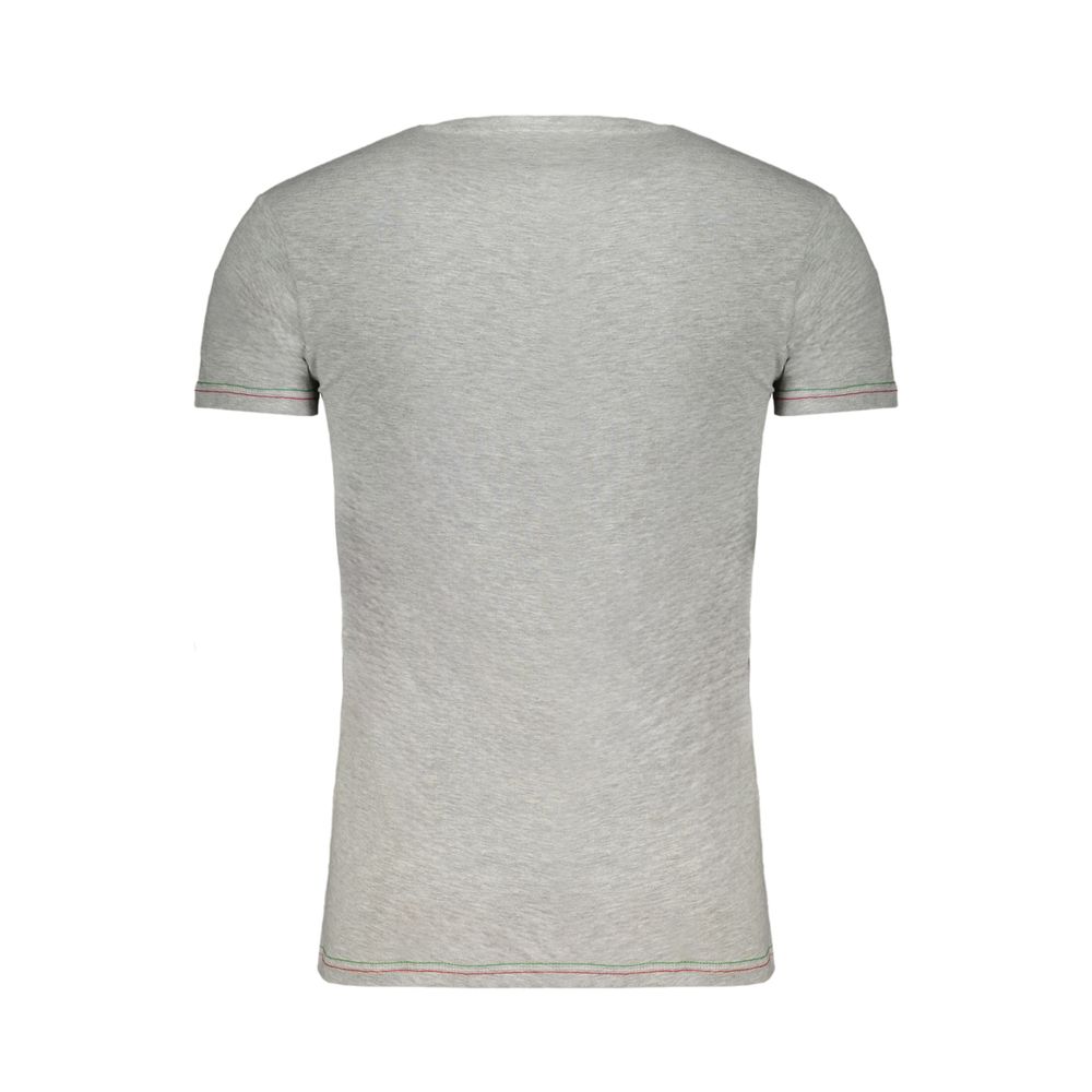 Brown Cotton Men's T-Shirt