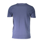 Blue Cotton Men's T-Shirt