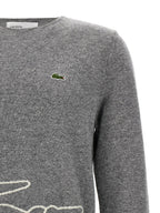Comme Des Garçons Gray Wool Cardigan