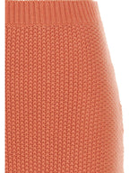 Chloé Orange Cashmere Mini Skirt