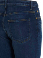 TU ES MON TRESOR Blue Cotton Flared Jeans