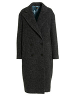 MAURIZIO MIRI Gray Viscose Coat