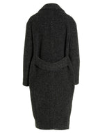 MAURIZIO MIRI Gray Viscose Coat