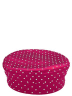 RUSLAN BAGINSKIY Fuchsia Satin Fatcap Hat