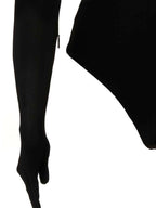 Ambush Black Viscose Bodysuit