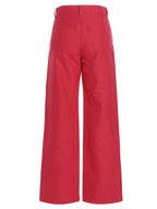Wandler Fuchsia Cotton Casual Pants