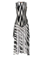 Missoni Bicolor Viscose Bodysuit