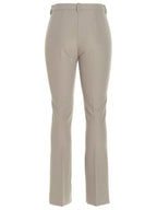 'S Max Mara Beige Viscose Flared Pants