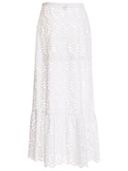 Giambattista Valli White Cotton Mini Skirt