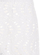 Giambattista Valli White Cotton Mini Skirt