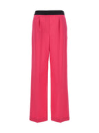 MSGM Fuchsia Virgin Wool Pants