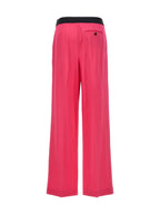MSGM Fuchsia Virgin Wool Pants