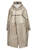 Comme Des Garçons Gray Polyethylene Coat